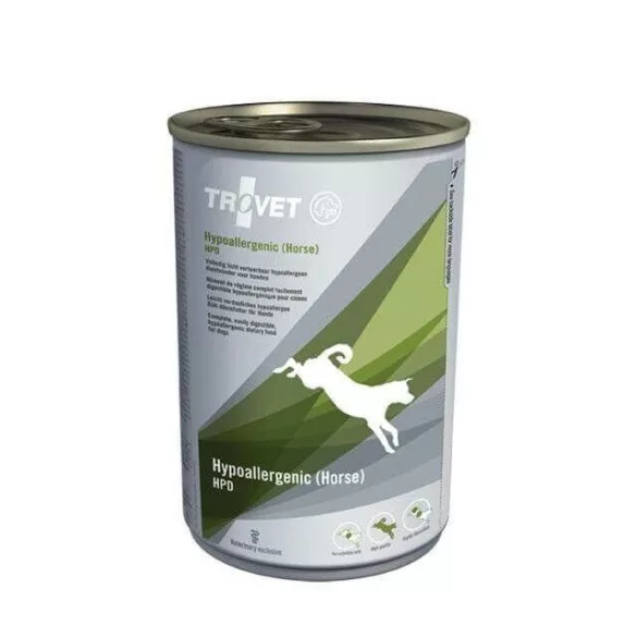 Trovet Hypoallergenic Horse & Pootato Diet HPD hrană conservată pentru câini 400g