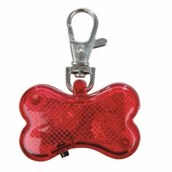 Trixie Svietiaci prívesok na obojok 4,5x3 cm červený