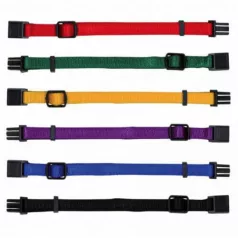   Zgardă Juniornek S-M 17-25cm/10mm 6buc Roșu,Verde,Galben,Mov,Albastru,Negru