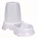 Distribuitor de apă și hrană Trixie - Distribuitor de plastic (culori mixte) pentru pisici (0,6l / 21x15x12cm)