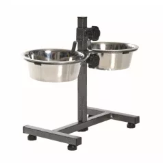 Trixie Dog Bar cu suport pentru bol de metal 2x1,8l