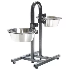 Trixie Dog Bar cu suport pentru bol de metal 2x2,8l