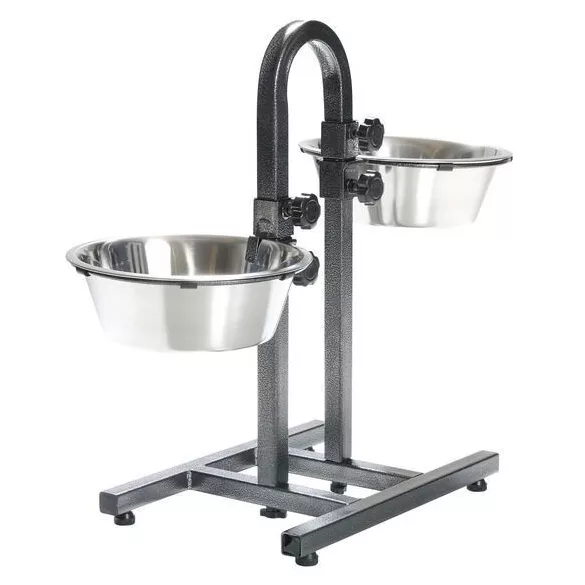 Trixie Dog Bar cu suport pentru bol de metal 2x2,8l
