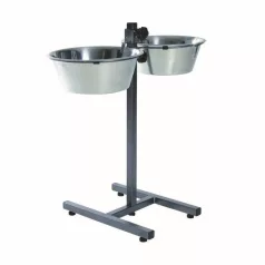 Trixie Dog Bar cu suport pentru bol de metal 2x4,5l