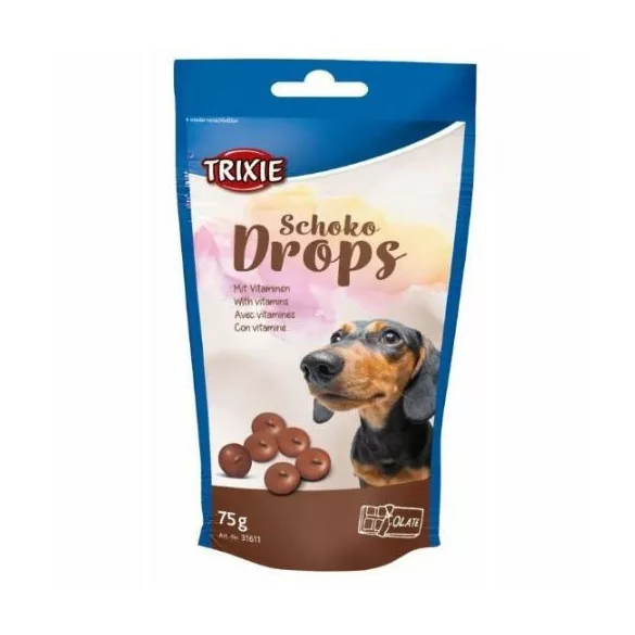 Trixie Reward Reward bite Picături de ciocolată 75 gr