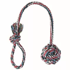 Trixie Minge de jucărie cu frânghie 7 cm / 50 cm