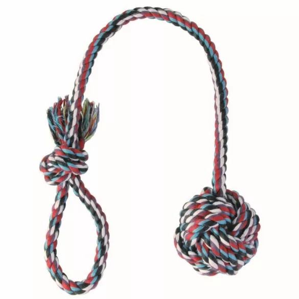 Trixie Minge de jucărie cu frânghie 7 cm / 50 cm