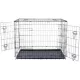 Trixie Home Cușcă "M" – cușcă de interior (galvanizat metal, negru) câini pentru (78x62x55 cm)