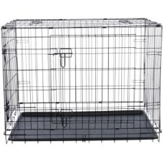   Trixie Home Kennel "M-L" – cușcă de interior (metal zincat, negru) pentru câini (93x69x62 cm)
