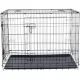 Trixie Home Cușcă "M-L" – cușcă de interior (galvanizat metal, negru) câini pentru (93x69x62 cm)