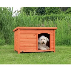 TRIXIE Natura Doghouse cu acoperiș plat Maro