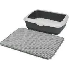   Covoraș de ieșire Trixie pentru toaleta pisicii (ecran gri) 35x45 cm