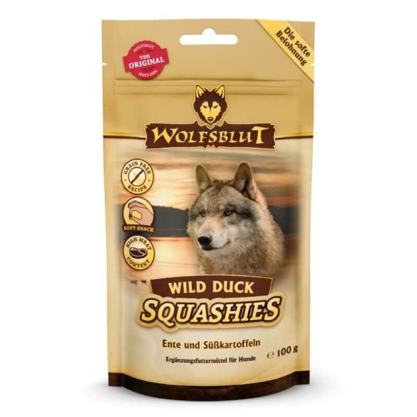 Wolfsblut Wild Duck Squashies - rață cu cartofi dulci 100g