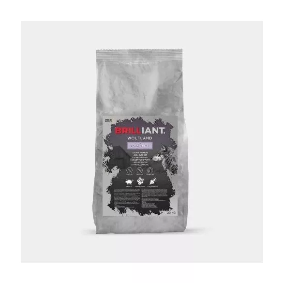 Brilliant Wolfland Pork Rice Super premium adult medium 20 kg