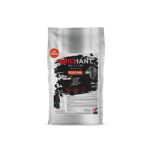 Brilliant Wolfland Beef Red Meat Range adult medium 20 kg