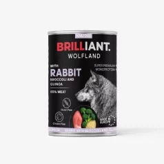   Brilliant Wolfland rabbit with broccoli și with quinoa 400 g