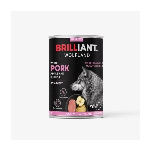 Brilliant Wolfland pork with apple și with quinoa 400 g