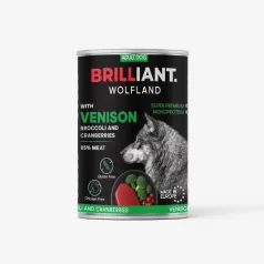   Brilliant Wolfland venison with broccoli și with cranberry 400 g