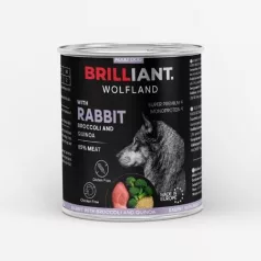   Brilliant Wolfland rabbit with broccoli și with quinoa 800 g