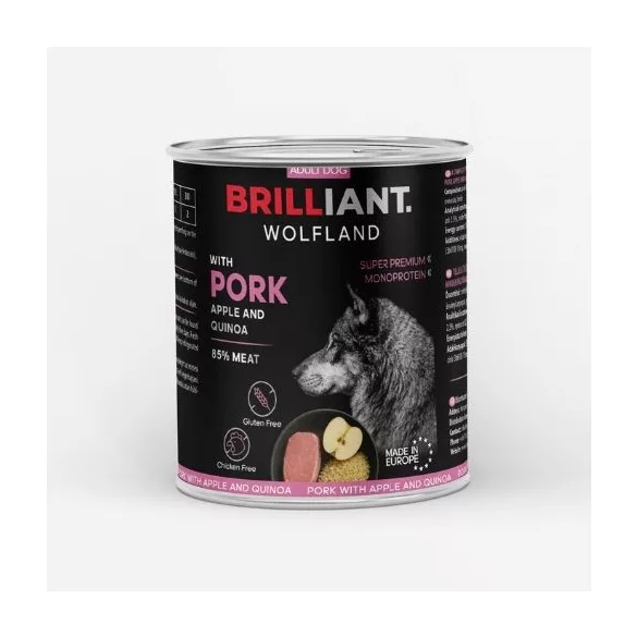 Brilliant Wolfland pork with apple și with quinoa 800 g