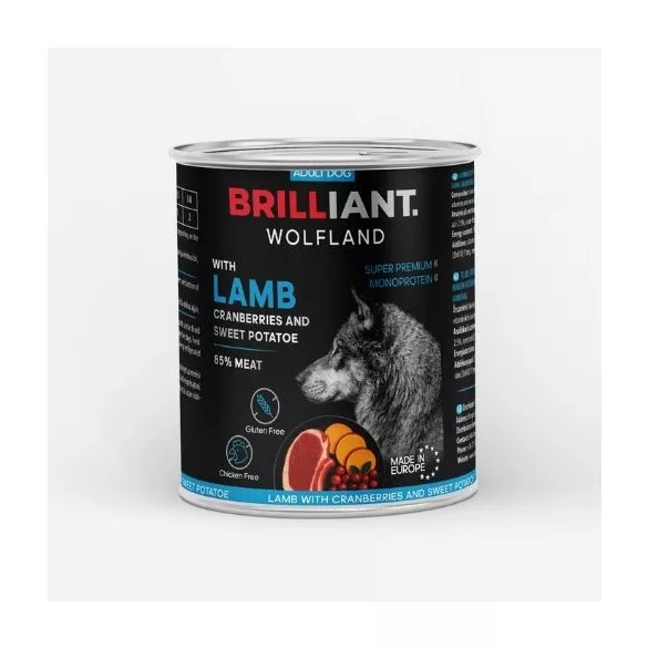 Brilliant Wolfland lamb with cranberry și with sweet potato 800 g