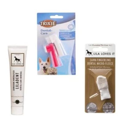 Periuță de dinți câini, pastă de dinți câini