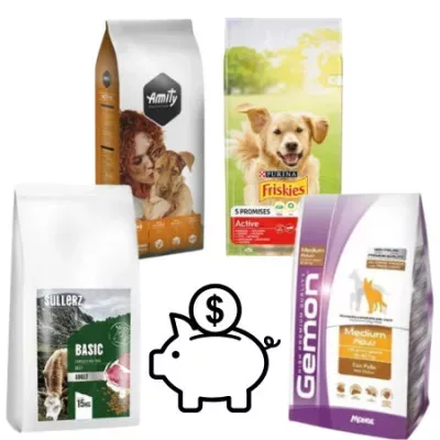 Mâncare de câini ieftină