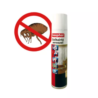 Spray împotriva puricilor