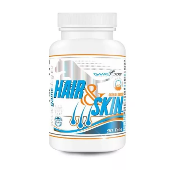 Hair & skin, piele și blană regenerant pentru câini 90 buc