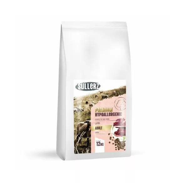 SullerZ Premium Hypoallergenic Adult Lamb Hrană pentru câini de talie mare 12 kg