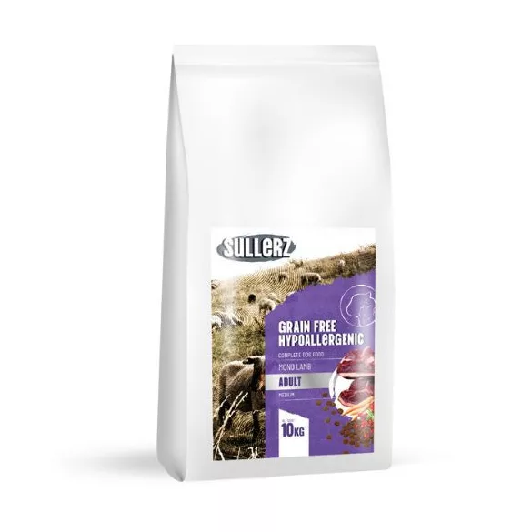 SullerZ Grain Free Hypoallergenic Adult Mono Lamb Medium Hrană pentru câini 10 kg